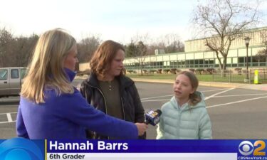 Eleven-year-old Hannah Barrs was supposed to be starting her first year of middle school in person