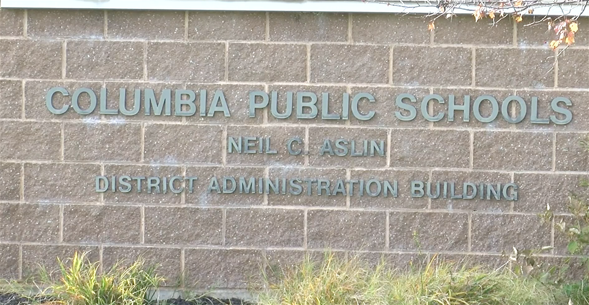 Columbia Public Schools sign