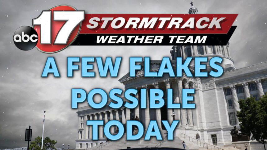 a few flakes possible