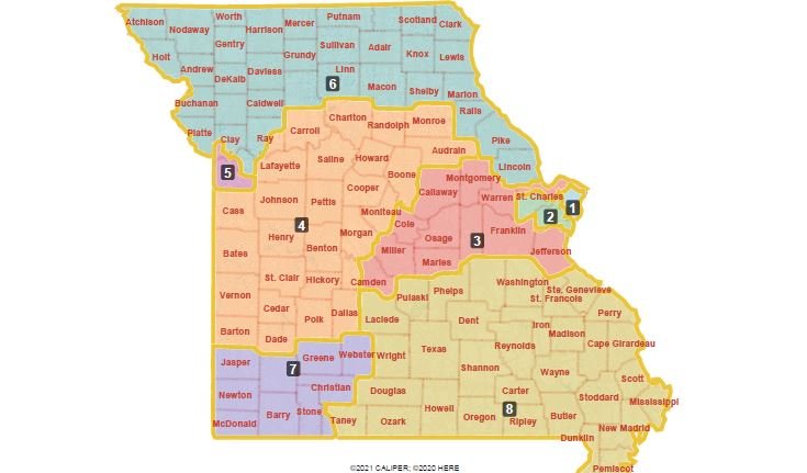 Missouri's proposed congressional district map