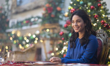 Vanessa Hudgens as Stacy in The Princess Switch 3: Romancing the Star.