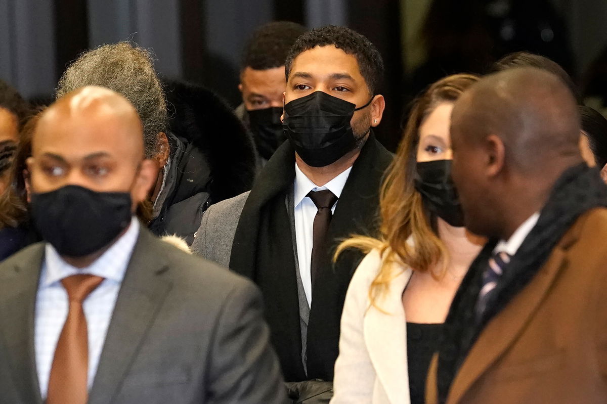 <i>Charles Rex Arbogast/AP</i><br/>A jury found Jussie Smollett