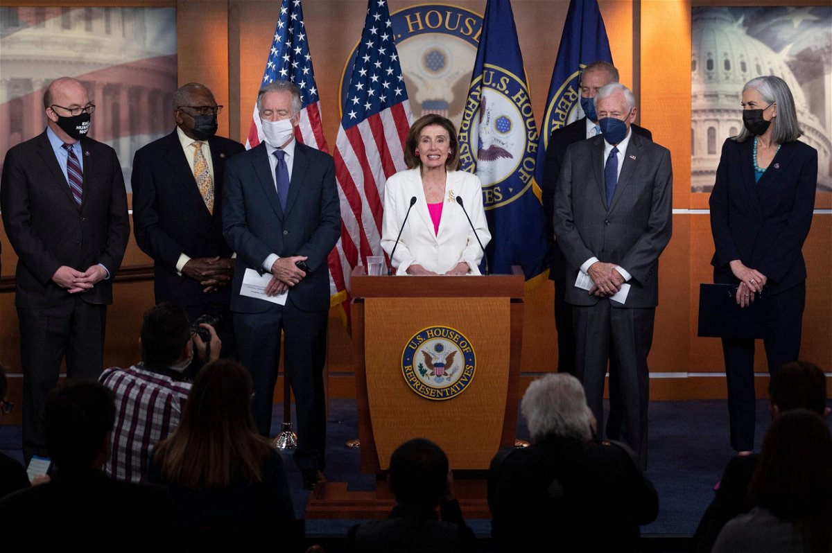 <i>JIM WATSON/AFP/Getty Images</i><br/>Speaker of the House Nancy Pelosi