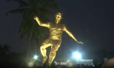 Not for the first time a statue of soccer superstar is dividing opinion. This time it's in India.