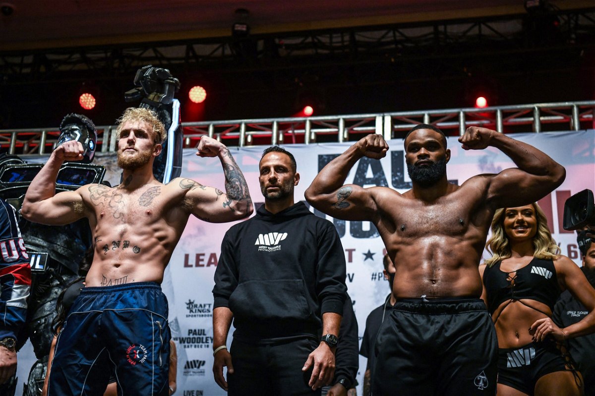 <i>Chandan Khanna/AFP/Getty Images</i><br/>YouTuber-turned-boxer Jake Paul and former UFC welterweight champ Tyron Woodley are meeting once again