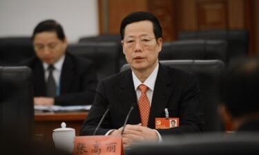 Former Chinese Vice Premier Zhang Gaoli