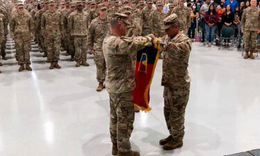 A deployment ceremony in Pinellas Park