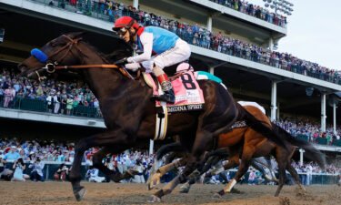 Kentucky Derby-winning horse Medina Spirit died Monday at Santa Anita racetrack in Southern California