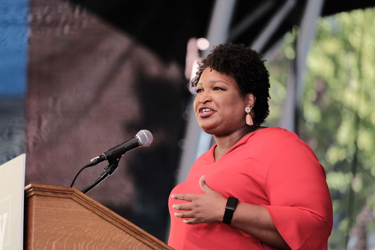 <i>Eze Amos/Getty Images</i><br/>Democratic gubernatorial candidate Stacey Abrams