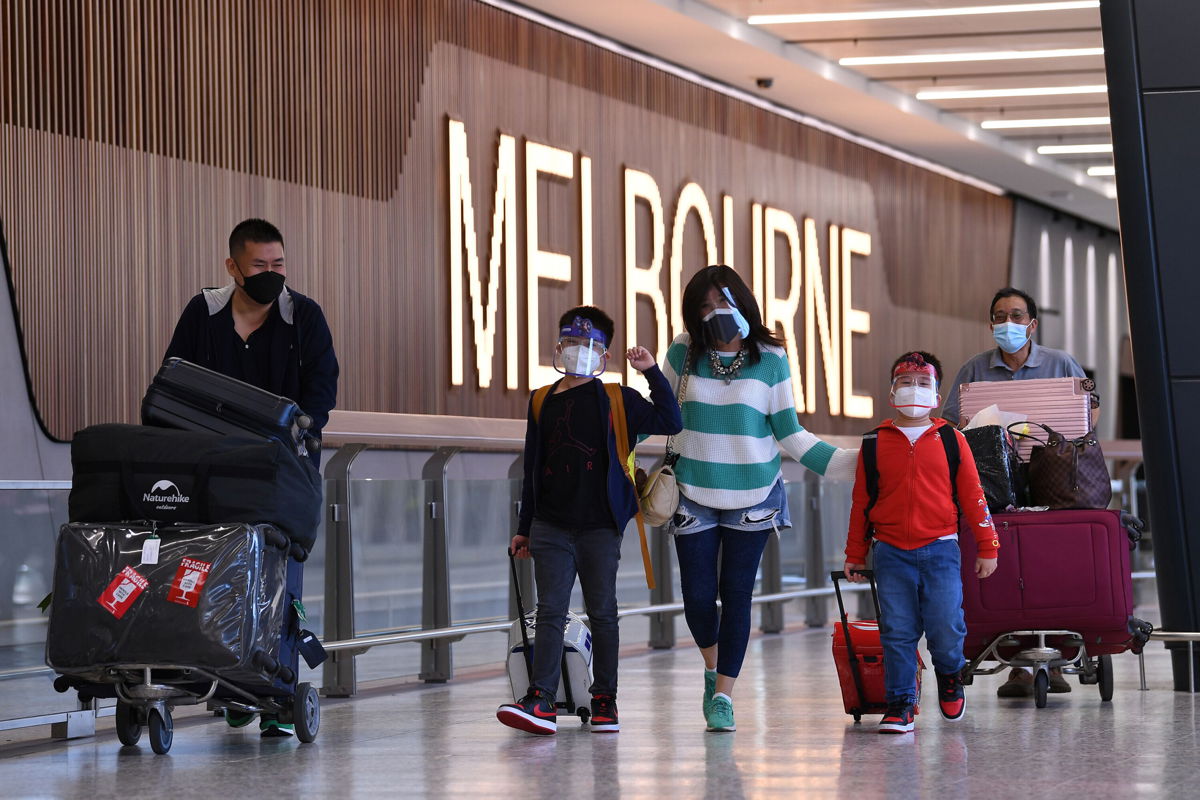 <i>James Ross/EPA-EFE/Shutterstock</i><br/>Sydney and Melbourne have relaxed their isolation rules for fully vaccinated international travelers. Pictured is the Tullamarine Airport in Melbourne