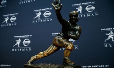 The Heisman Trophy for 2021 season goes to Bryce Young. The Heisman Trophy is here displayed