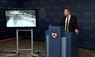 Toronto Police have released a video of a person they say is a suspect in the murders of Barry and Honey Sherman