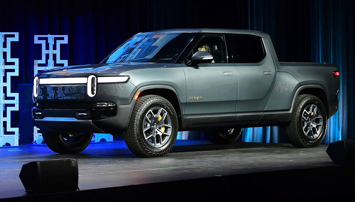 <i>Frederic J. Brown/AFP/Getty Images</i><br/>Rivian will open a $5 billion manufacturing plant in Georgia. Pictured is The Rivian R1T at the LA Auto Show in Los Angeles