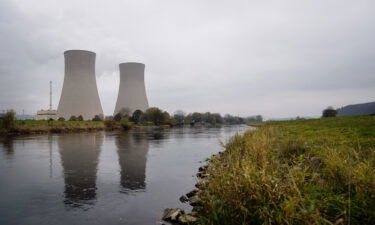 The Grohnde nuclear power station in Lower Saxony