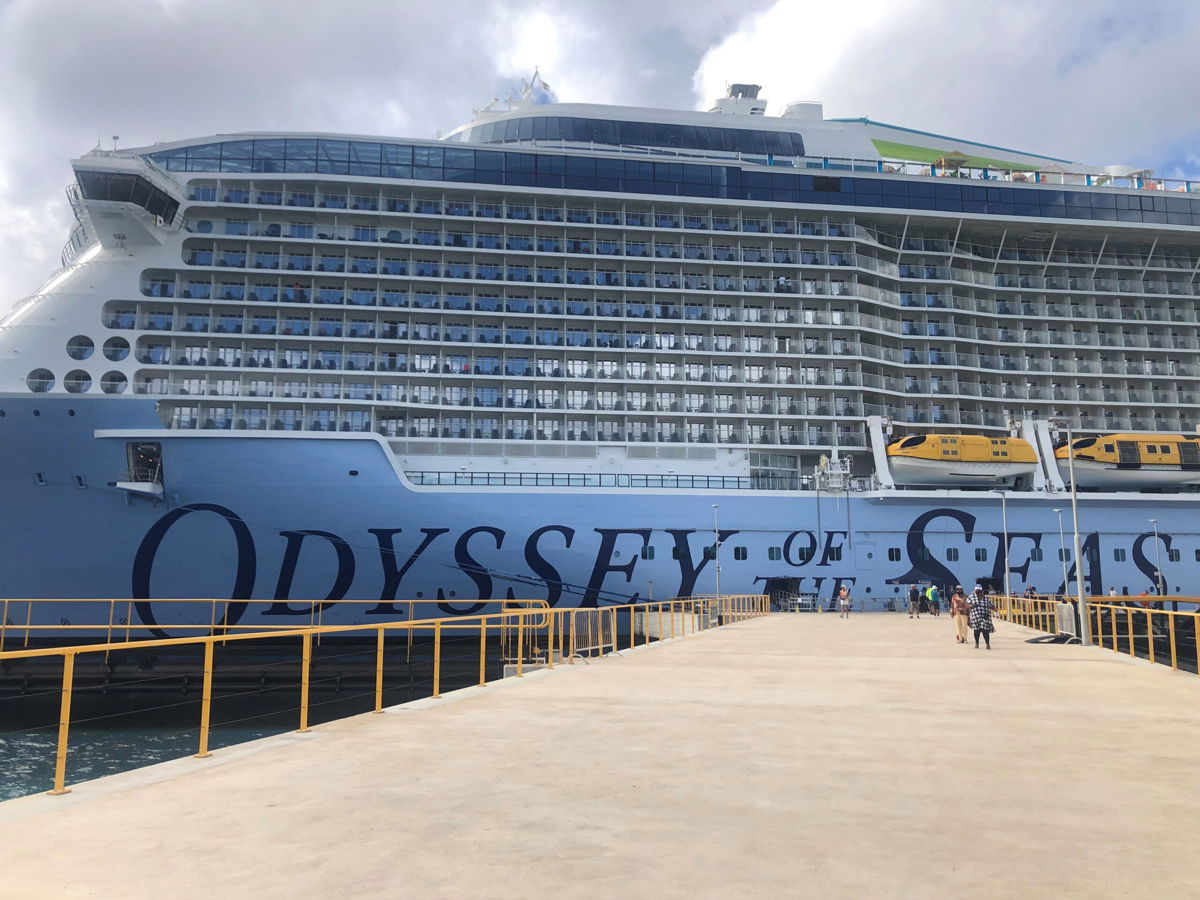 <i>Dawn Gilbertson/USA Today Network</i><br/>The Royal Caribbean Odyssey of the Seas cruise ship was prevented from entering 2 island nations due to a Covid-19 outbreak.