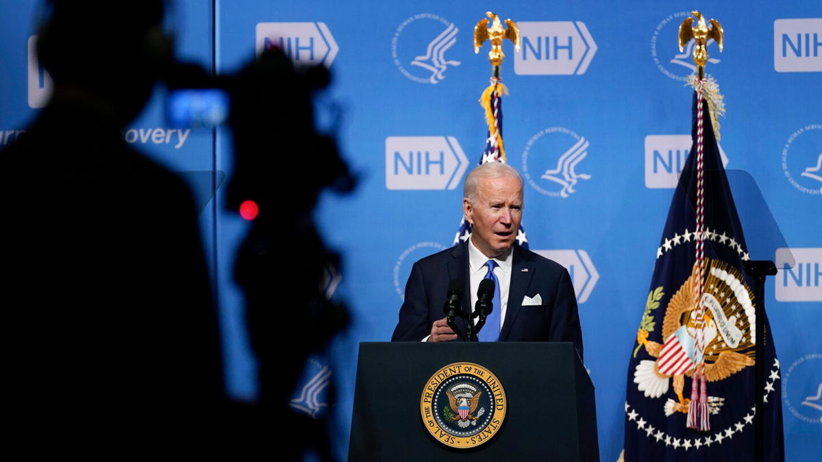 <i>Evan Vucci/AP</i><br/>President Joe Biden on December 14 praised Pfizer's report that its experimental treatment for Covid-19 cut the risk of hospitalization or death by 89% if given to high-risk adults within a few days of their first symptoms.