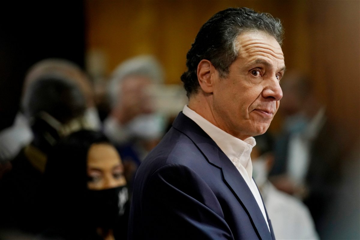 <i>Seth Wenig/Pool/Getty Images</i><br/>A contract for outside legal help for New York State's Executive Chamber shows the existence of a federal investigation into sexual harassment allegations against former New York Gov. Andrew Cuomo.