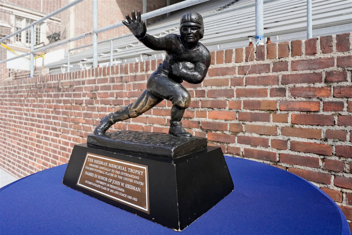 <i>Andy Lewis/Icon Sportswire/Getty Images</i><br/>The Heisman Trophy is awarded annually to college football's most outstanding player.