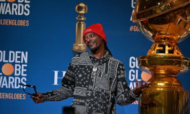 Snoop Dogg was a surprise guest at the announcement of the nominations for the Golden Globe Awards.