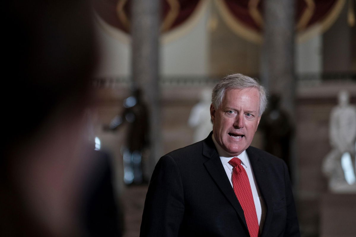 <i>Gabriella Demczuk/Getty Images</i><br/>The House select committee investigating the January 6 riot at the US Capitol is prepared to vote Monday on whether former White House chief of staff Mark Meadows should be referred to the Department of Justice on criminal contempt of Congress charges.