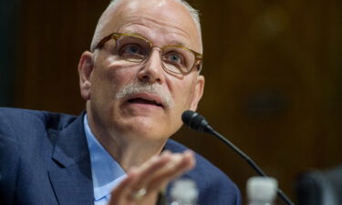 Chris Magnus appears at a Senate Finance Committee hearing to consider his nomination to be commissioner of US Customs and Border Protection on October 19