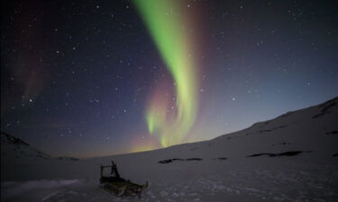 Light is magic on Greenland. Half a sun dog indicates that a death is coming. If a rainbow has steep sides