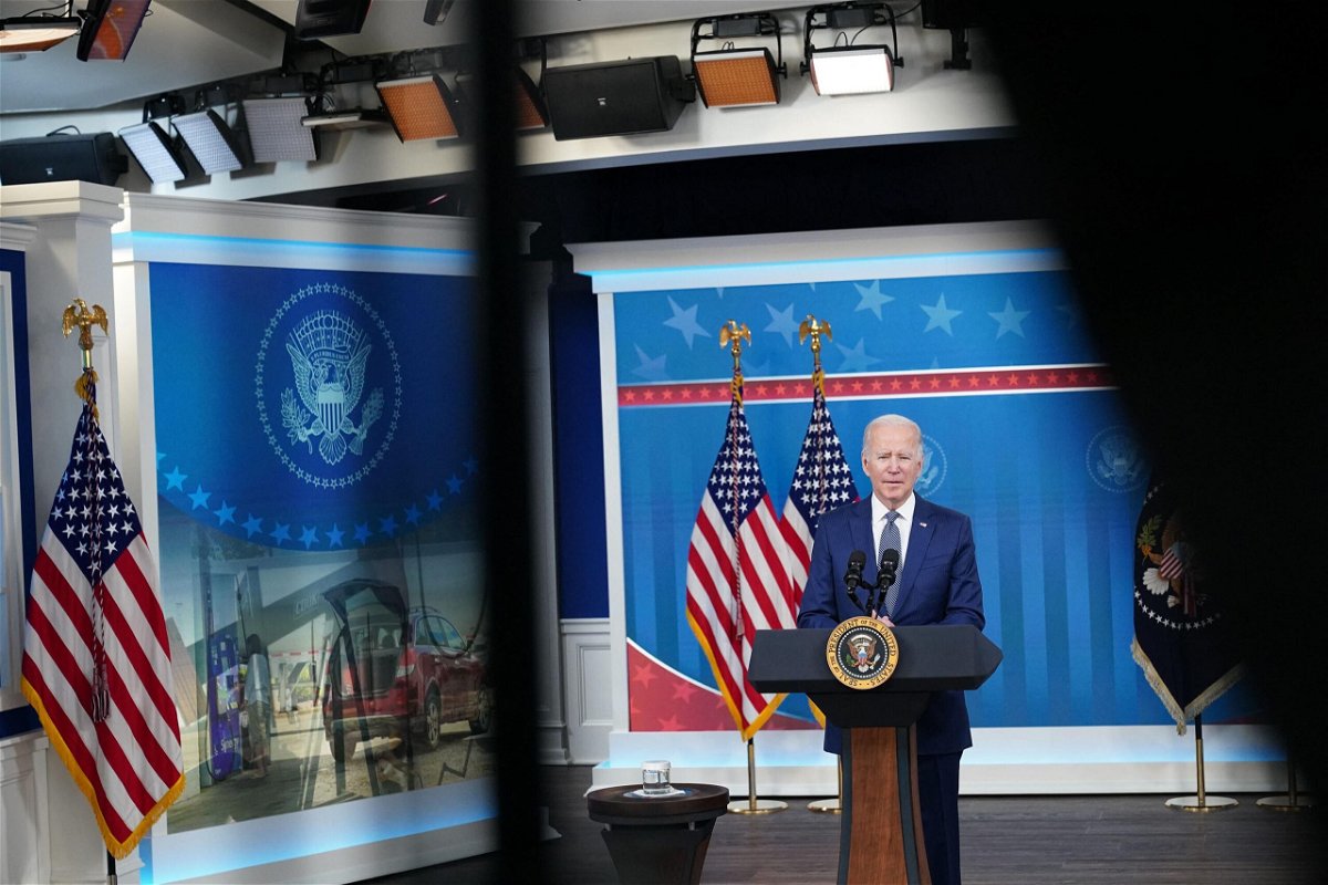 <i>MANDEL NGAN/AFP/Getty Images</i><br/>President Joe Biden is trying to reassure Americans about inflation but some of Biden's economic claims aren't true.