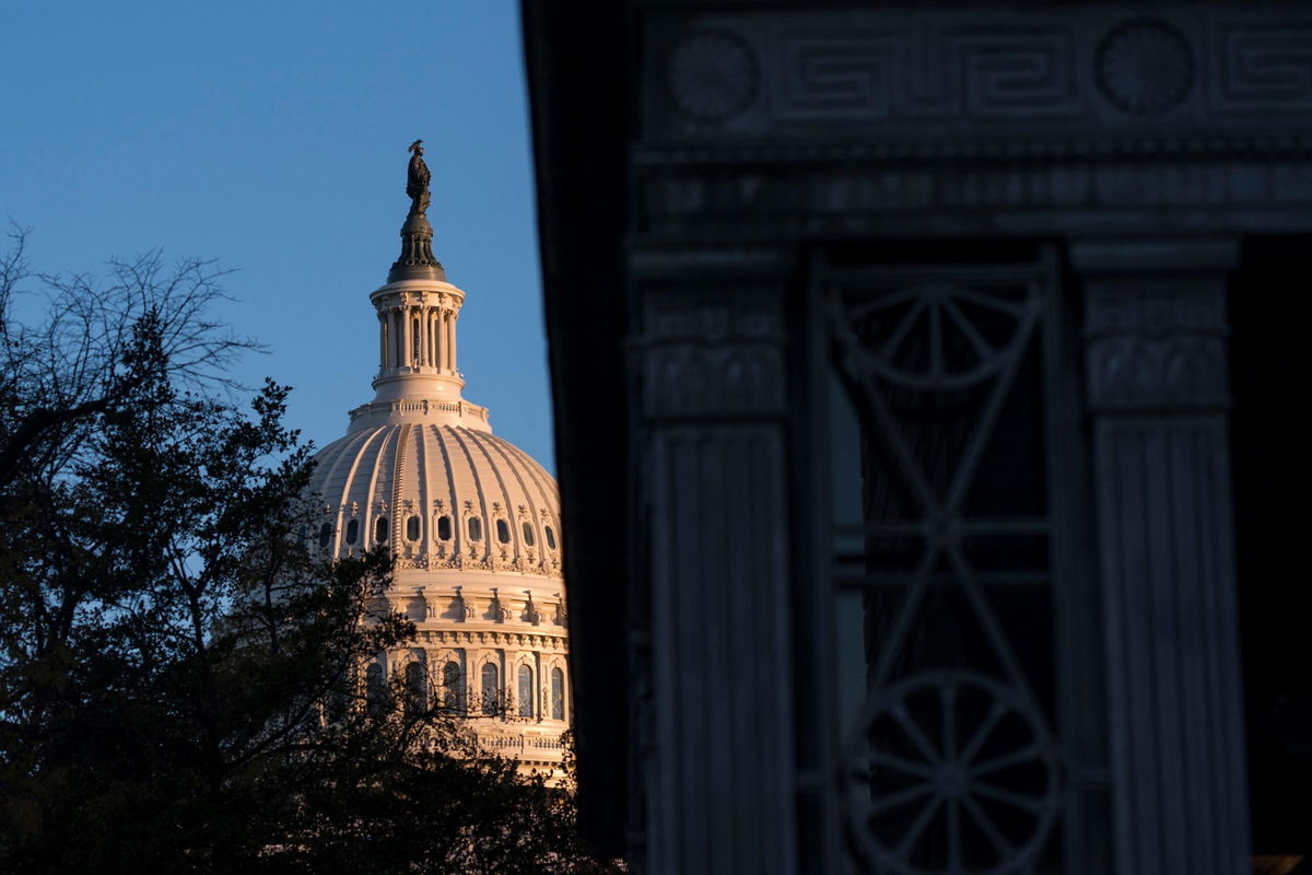 <i>Sarah Silbiger/Getty Images</i><br/>The Capitol dome seen November 13