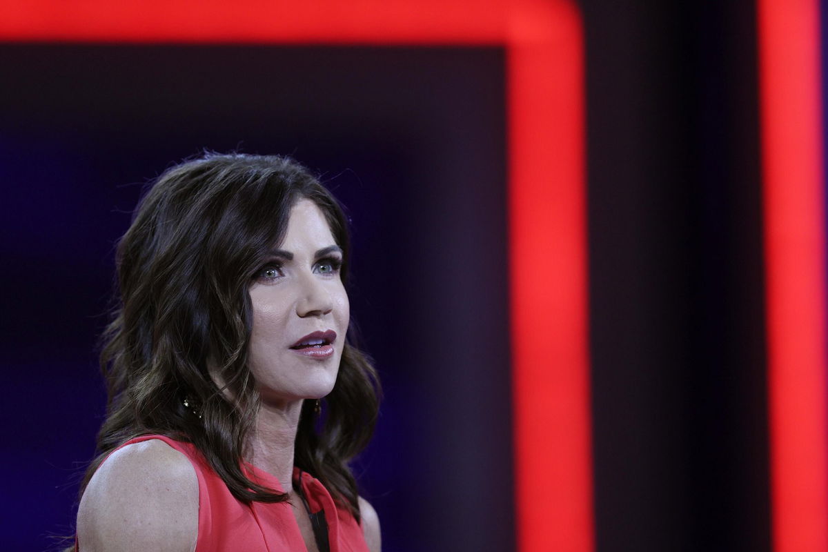 <i>Joe Raedle/Getty Images</i><br/>South Dakota Gov. Kristi Noem