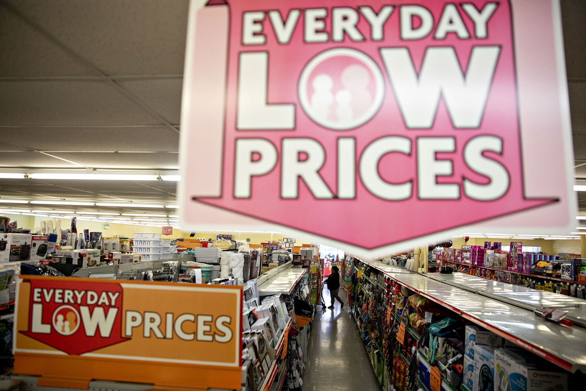 <i>Daniel Acker/Bloomberg/Getty Images</i><br/>Signage is displayed inside a Family Dollar Stores Inc. store in Chicago