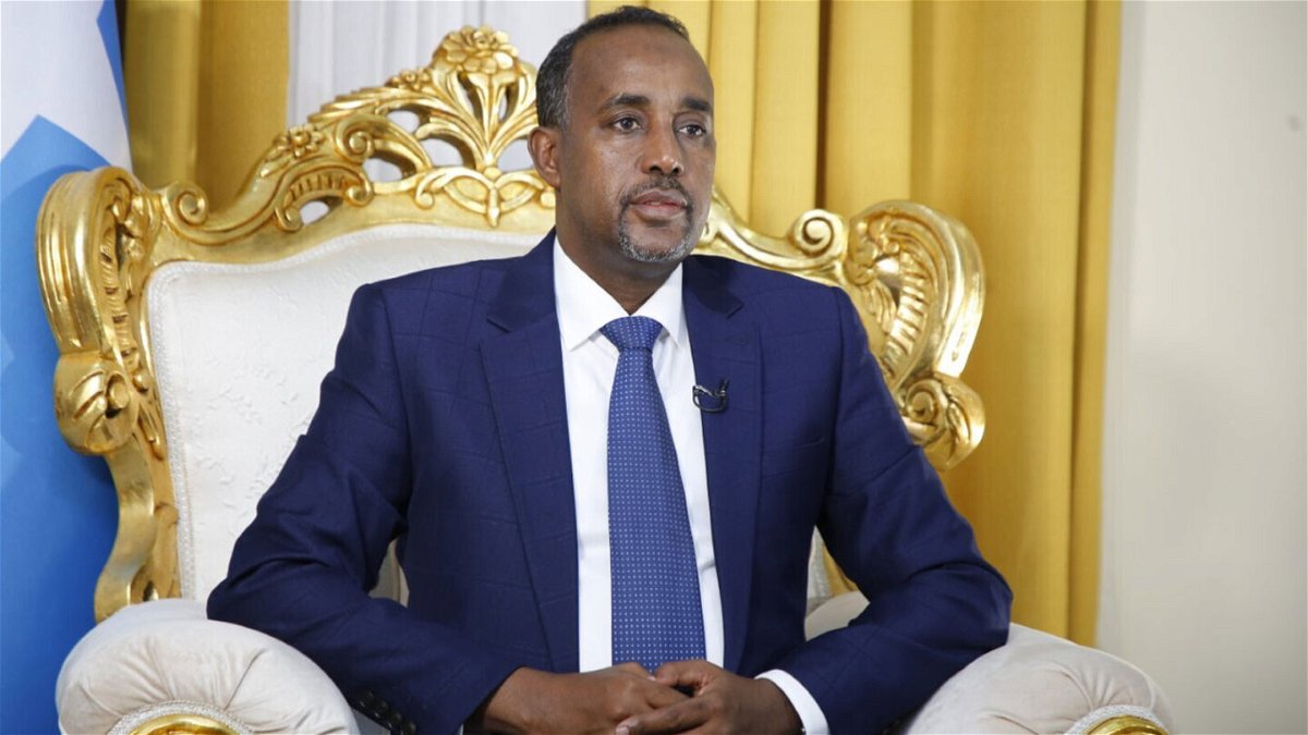 <i>Somalian Presidency/Anadolu Agency via Getty Images</i><br/>Prime Minister Mohamed Hussein Roble as lawmakers approved him as prime minister after a landslide vote