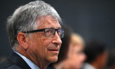 Bill Gates attends the World Leaders' Summit "Accelerating Clean Technology Innovation and Deployment" session on day three of COP26 on November 2