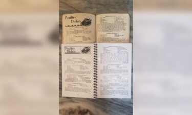 The reprinted cookbook