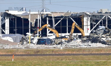 Recovery operations continue after the partial collapse of an Amazon Fulfillment Center in Edwardsville