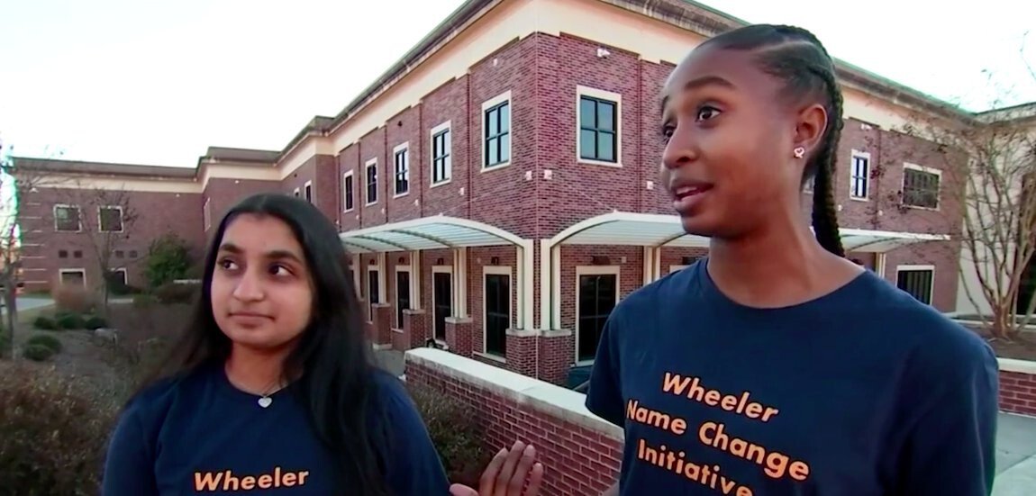 <i>WGCL</i><br/>Shweta Krishnan and Zoe Shepard are among students who have been fighting for the school's name to be changed.