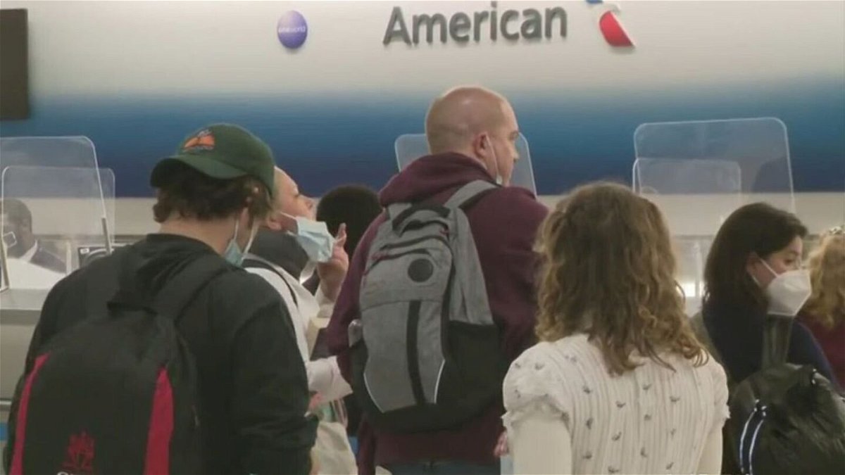 <i>WFOR</i><br/>An American Airlines London bound flight from Miami was forced to turn around Wednesday night after a passenger refused to wear a mask.