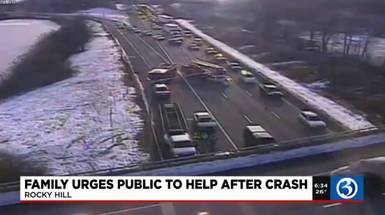 <i>WFSB</i><br/>This is the scene of a January 19 accident outside of Rocky Hill