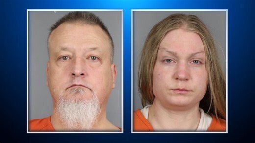 <i>Arapahoe Sheriff/KCNC</i><br/>A husband Theodore Hrdlicka and his wife Courtney Hrdlicka are both sent to prison after road rage shootings in 2 Denver metro area counties