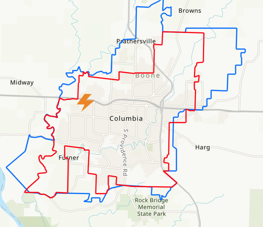 Jan. 30 power outage in Columbia