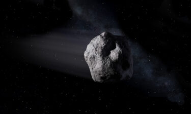 An asteroid estimated to be around a kilometer (3