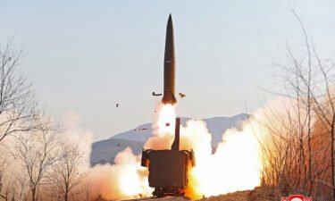 North Korea conducts a fourth presumed missile test in a month. This picture taken on January 14 shows a firing drill of railway-borne missile regiment in North Pyongan Province.