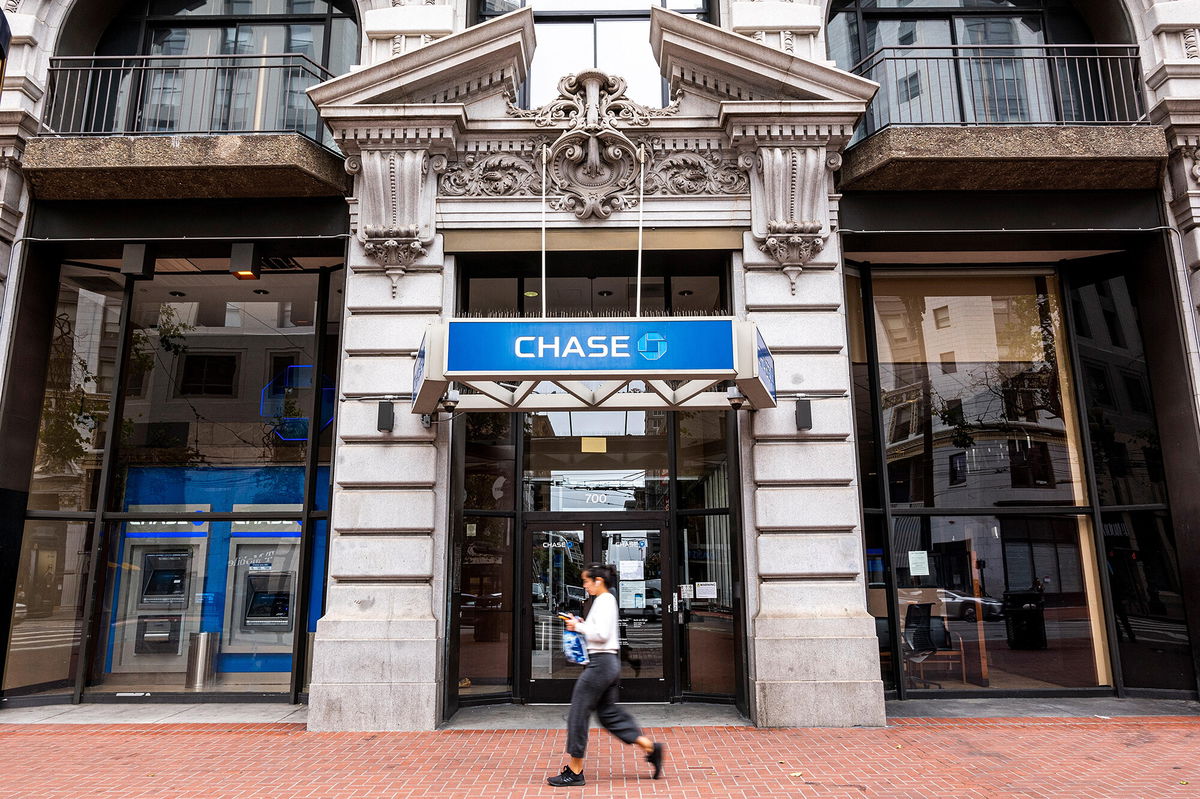 <i>David Paul Morris/Bloomberg/Getty Images</i><br/>Big banks are booming. Pictured is a Chase bank branch in San Francisco