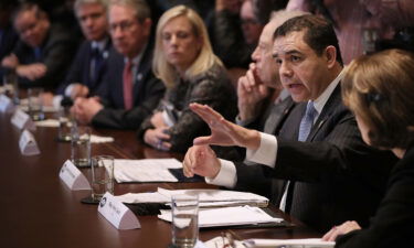 The Federal Bureau of Investigation said in a statement Wednesday evening that it is doing a "court-authorized" search of the Texas home of Rep. Henry Cuellar.