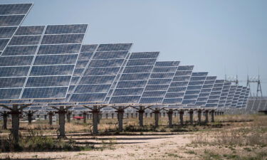 A solar farm near Bakersfield