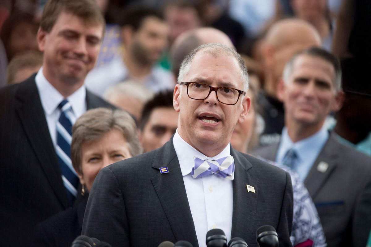 <i>Andrew Harrer/Bloomberg via Getty Images</i><br/>Jim Obergefell