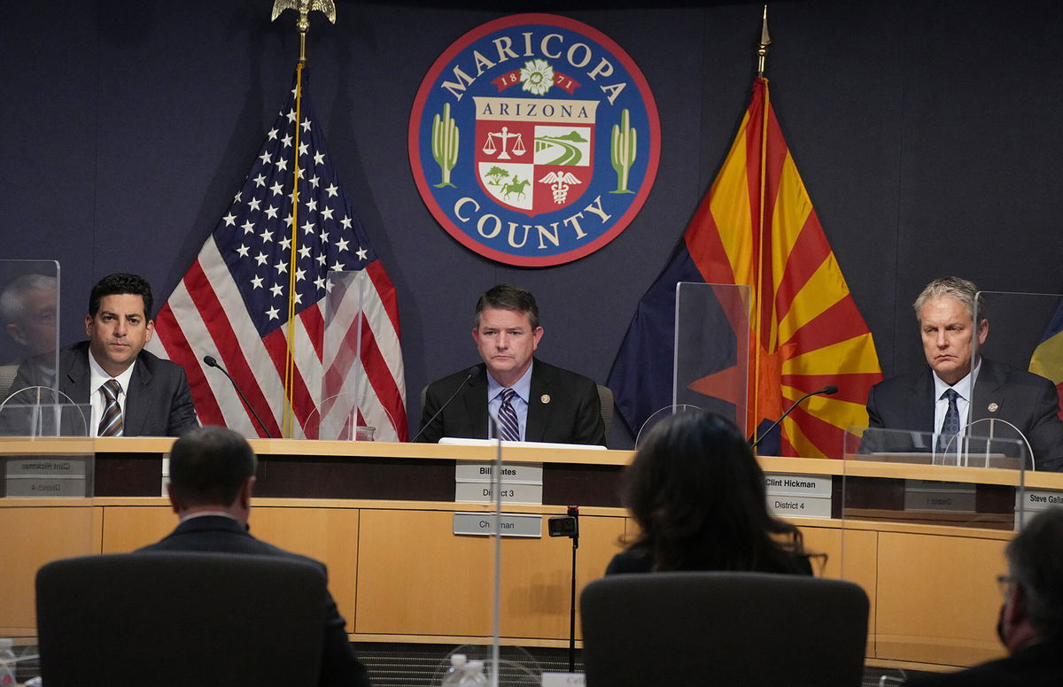 <i>Michael Chow/The Arizona Republic/AP</i><br/>Maricopa County Board of Supervisors Thomas Galvin