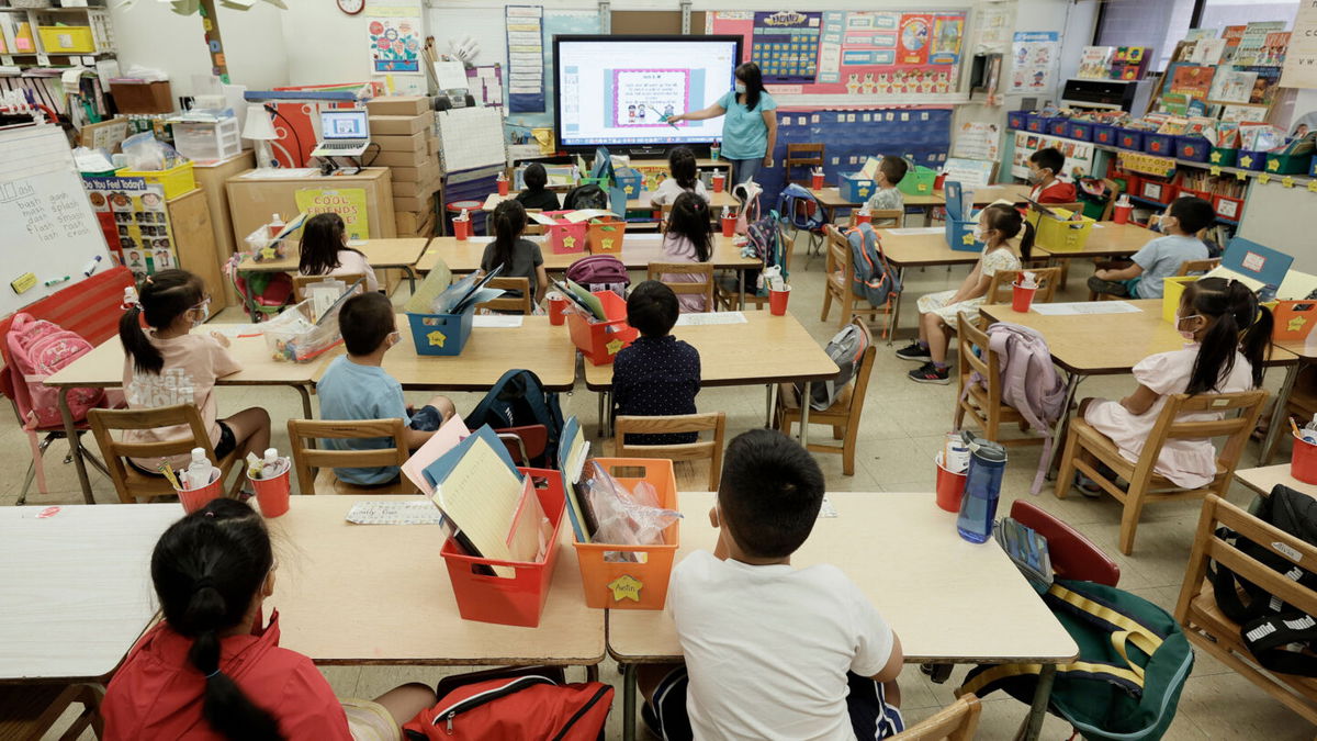 <i>Michael Loccisano/Getty Images</i><br/>The US Department of Education has distributed all $122 billion in school Covid-19 relief funding to states.