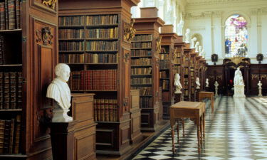 Imagine spending your days tucked inside the Wren Library at Trinity College in Cambridge