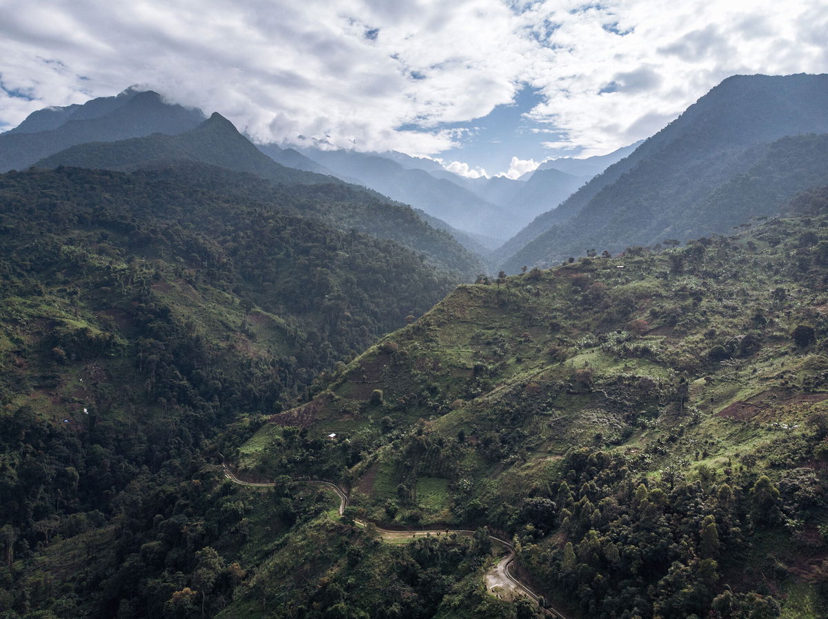 <i>Alexis Huguet/AFP/Getty Images</i><br/>This aerial view taken on November 19