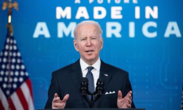 US President Joe Biden speaks about Intel's announcement that they will open a new $20 billion factory outside Columbus